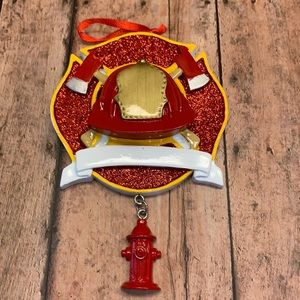 Personalize Firefighter ornament
